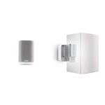 Denon Home 150 Wireless Speaker, Smart Speaker with Bluetooth, WiFi, Works With AirPlay 2 - White & Vogel's SOUND 3200 Universal speaker wall bra