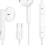 KP TECHNOLOGY In-Ear Earphones for Samsung Galaxy A34 5G / Galaxy A33 5G Headphones Headset Earbuds with In-Line Remote Control for Samsung Galax