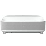 Epson EH-LS300W Full HD 1080p Ultra Short Distance Laser Projector (3600 Lumens, Contrast Ratio 2500,000:1, Android TV, WiFi, HMDI) White
