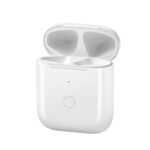 Wireless Charging Case Replacement Compatible with Airpod Charger Case with Bluetooth Pairing Sync Button White(No Earbuds)