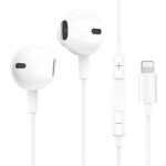 Tijjywwil Earphones, Headphones with Microphone and Volume Control Earbuds Wired Earbuds Compatible with IPhone 13/12/11//Xs Max/Xr/Xs/X Support