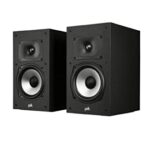 POLK AUDIO Monitor XT20 High-Resolution Bookshelf Loudspeakers, Hi-Res Certified Performance, Dolby Atmos Certified & DTS:X Compatible, Black