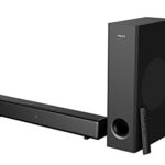 CREATIVE Stage 360 2.1 Soundbar and Subwoofer with Dolby Atmos for TV and Ultrawide Monitors, Surround Sound with HDMI ARC/2.0, Bluetooth, Optica