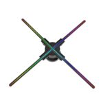 KOZWAY 3D hologram fan 39.37inch 3d Fan Hologram Projector 3d Display Advertising Logo Light Easily Control Floating Art Decorative Holo Graphic