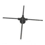 WiFi Holographic Projector, AC100‑240V Remote Control 1600x928 Resolution Easy Installation MP4 AVI RMVB JPG Advertising Machine for Railway Airp