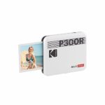 KODAK Mini 3 Retro 4PASS Portable Photo Printer (3x3") + 8 Sheets, White
