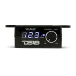 DS18 BKVR Universal Car Amplifier Remote Level Control Bass Knob w/Volt-Meter