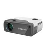 Smart Mini Portable WiFi Bluetooth Projector 4K Support,HD 1080P Native Home Cinema Projectors Wireless Android TV Projector Compatible with Netf