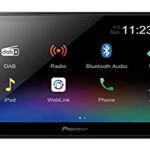 Pioneer DMH-A340DAB Mechafree 6.8” Capacitive touchscreen multimedia player, with Smartphone Mirroring. Bluetooth, DAB/ DAB+ Digital Radio, 13-ba
