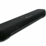 YAMAHA C20A Soundbar Black - Compact Speaker with Surround Sound and Integrated Subwoofer for Deep Bass - Bluetooth Compatible for Wireless Music