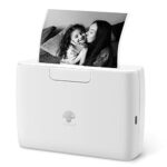 Phomemo M04S 110mm Portable Thermal Printer - Mini Thermal Bluetooth Printer, Support 53/80/110mm Printing Width, 304dpi, Compatible with iOS&And