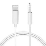 Omivine Aux Cable for iPhone in Car, iPhone 3.5mm Aux Cable, Headphones Aux Cord for Car/Headphone/Home Stereo/Speaker, Compatible with iPad/iPod