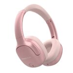 PowerLocus Bluetooth Headphones Over Ear, [Bass-Mode Button] Wireless Headphones, Foldable Hi-Fi Stereo, Soft Memory Foam Earmuffs, Metal Extenda