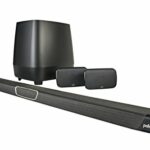 Polk Audio MagniFi MAX SR True 5.1 Home Theatre Sound Bar and Wireless Rear Surround Sound System - Black