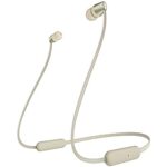 Sony WI-C310 Bluetooth Wireless In-Ear Headphones with Mic, up to 15h battery life, Gold