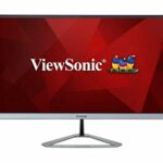 ViewSonic VX2476-SMH 24-inch IPS Full HD Monitor with 75Hz, VGA, 2x HDMI, Eye Care for Work and Entertainment at Home, Black