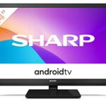SHARP 24BI2KA 24-Inch HD Ready Android TV™ in Black with Active Motion 400, Chromecast, Google Assistant, Freeview Play, DTS Virtual:X, Pre-Insta