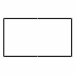 Annadue Projector Screen, 60-100inch 16:9 Portable HD Projector Screen, for Outdoor Camping Movies Home Theater Movies. (white)(100in)