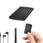 Tam88 32Gb Voice Recorder, Small Voice Activated Recorder with 384 Hours Recording Capacity, Portable Rechargable Recording Device for Classroom