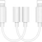 OPPEY 【2 Pack】 Headphone Adapter for iPhone to 3.5mm Headphone Jack Earphone Converter for iPhone 12 Pro/11/Xs Max/XS/X/XR/8/7 Plus for iphone Do