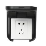 Switch Socket Speaker Stand Wall Mount Outlet Shelf Charging Shelf Easy Installation for Intelligent little speaker Bearing Weight 2kg/4.4lbs (Co