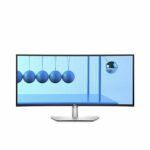 Dell U3421WE UltraSharp USB-C 34 Inch WQHD (3440x1440) Curved Monitor, 60Hz, IPS, 5ms, Built-in Speakers, 2x USB-C, DisplayPort, 2x HDMI, 5x USB,