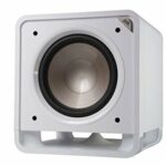 Polk HTS 12 Subwoofer, 12 Inch Powered Subwoofer, Deep Bass, Easy Setup with Home Cinema Systems - White
