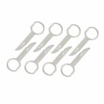 8pcs Car Radio Removal Tool Key DIN Release Keys Stereo Extraction Tools Pins CD/DVD Player Head Unit Key Tool for Volkswagen Ford Focus Fiesta M