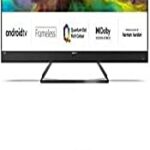 Bundle of SHARP 55EQ3KA 55-Inch 4K UHD Quantum Dot Frameless Android LED TV in Black with 4x HDMI, 2x USB + SHARP HT-SBW202 2.1 200W Soundbar wit