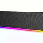 Gaming Soundbar, Wireless Bluetooth Speaker with Colorful LED Lights