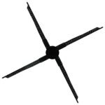 Fan Projector Display, Video Projectors 3D Hologram Advertisement Fan Hologram Projector for MP4 JPG GIF MOV Vedio and Picture Format (UK Plug)