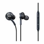 Genuine Samsung Earphones Tuned by AKG - black, Tangle Free Fabric Cable, Clear & Balanced Audio Tuned By AKG, In-Line Controls, EO-IG955
