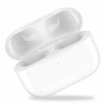 Compatible for AirPods Pro Charging Case Replacement, Wireless Charging Case for AirPod Pro Case, Support for Bluetooth Sync Button(White)