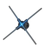 PAOSD Hologram Projector 3D Hologram Projector Advertising Display Advertising Display Hologram Fan Stereo Floating Advertising Machine Fan Multi