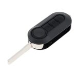 Car Key Remote Control Folding Housing Replacement Fit for Fiat 500 Doblo Ducato Panda Punto Peugeot 3 Buttons