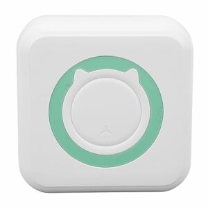 Tangxi Photo Printer, Wireless Portable APP Control Inkless Printing Machine, Built in Battery Compact Photo Printer for Black White Picture Labe