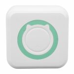 Airshi Thermal Printing Machine, Connection 200DPI Portable Photo Printer for Home School Office (Green)