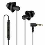 Hearprotek Sleep Earbuds, Soft Lightweight Earbuds Wired with Mic and Volume Control, Noise Reduction Sleep Headphones 3.5mm Tangle Free for Side