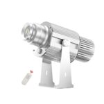 HD 35W LED GOBO Logo Projectors Advertising Light, Free Custom Pattern for Mall Store Car Wash Company Bar Restaurant Wedding (Silver,IP67)