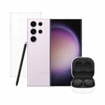 Samsung Galaxy S23 Ultra 5G Dual SIM Android Mobile Phone, 512GB, SIM Free Smartphone, Lavender 3Y Manufacturer Warranty with a Clear Slim Case a