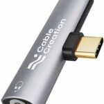 CableCreation USB C to Headphone Jack and Charger Adapter, 2-in-1 USB Type-C to Hi-Res 3.5mm Jack with PD Charging 60W, for iPad Pro iPad mini No