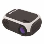LIUXIUER Mini 1080P HD Portable Home Entertainment Video Projectors, Multimedia Home Theater with Remote Controller, Support HDMI, AV, SD, USB,B