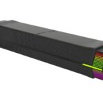 Redragon GS511 Wireless RGB Desktop Speakers, 2.0 PC Gaming Soundbar w/BT 5.3/USB Mode, Dual-Play Design, Rich Stereo Sound and Bass, RGB Backlig