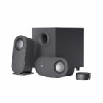 Logitech Z407 Bluetooth Computer Speakers with Subwoofer and Wireless Control, Space-Filling Sound, Premium Audio with Multiple Inputs, USB Speak