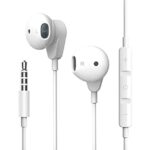 Wired In-Ear Headphones with Microphone Volume Control Earbuds Noise Isolating 3.5mm Jack Headphones Lightweight Earphones for Samsung,HUAWEI,iPa
