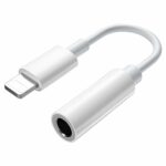 LQIESDD [Apple MFi Certified] Lightning to 3.5 mm Headphone Jack Adapter iPhone, Aux Audio 3.5mm Jack Dongle Earphone Cable Converter Compatible