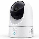 eufy Security Solo IndoorCam E220 (P24) 2K Pan&Tilt Home Security Camera Indoor Wi-Fi Plug-in Cam, Human & Pet AI, Voice Assistant Compatibility,