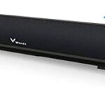 Soundbar with Built-In Subwoofer Surround Sound Wireless 5.0 Bluetooth Device Streaming, Remote Control, Wall Mountable, RCA/Optical/Aux/USB Comp