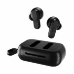 Skullcandy Dime In-Ear Wireless Earbuds, 12 Hr Battery, Microphone, Works with iPhone Android and Bluetooth Devices - Black
