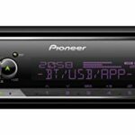 Pioneer MVH-S520BT 1-DIN receiver with Bluetooth, multi colour illumination, USB, Spotify, Pioneer Smart Sync App and compatible with Apple and A